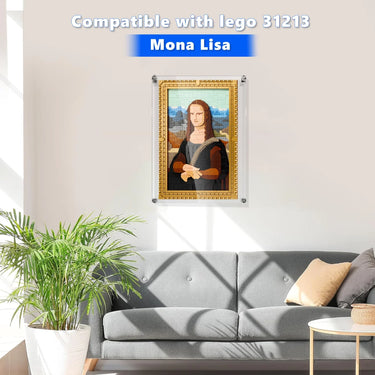 Wall Display Case for LEGO® Art Mona Lisa 31213 - ICUANUTY
