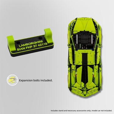 Vægmonteret stander til LEGO® Technic™ Super Cars | Displaybeslag holder