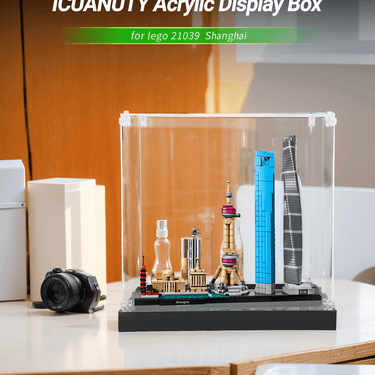 Display Case for LEGO Architecture：Shanghai 21039 - ICUANUTY