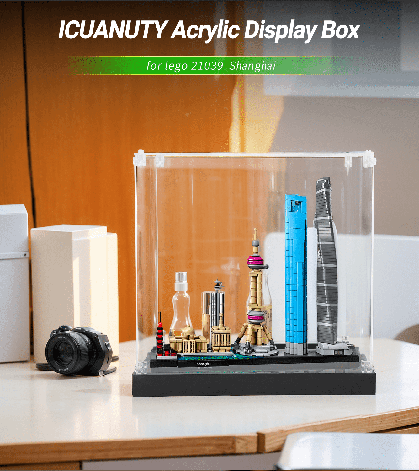 Display Case for LEGO Architecture:Shanghai 21039 – ICUANUTY