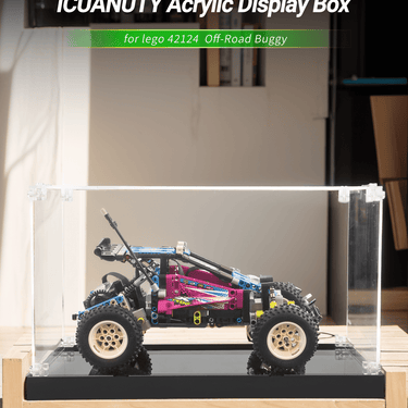 Display Case for LEGO Technic Off-Road Buggy 42124 - ICUANUTY
