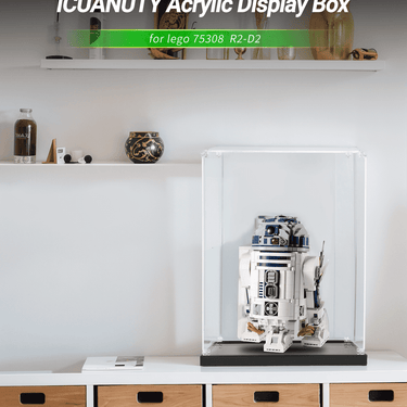 Display Case for LEGO Star Wars R2-D2 75308 - ICUANUTY