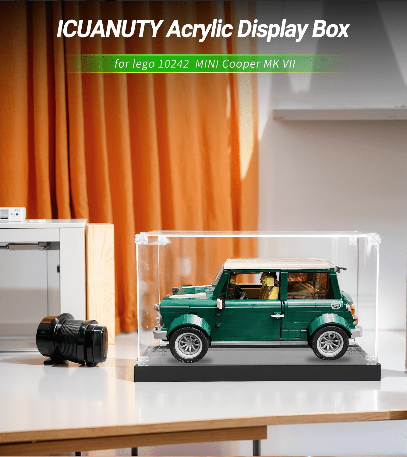 Display Case for LEGO MINI Cooper MK VII 10242 – ICUANUTY