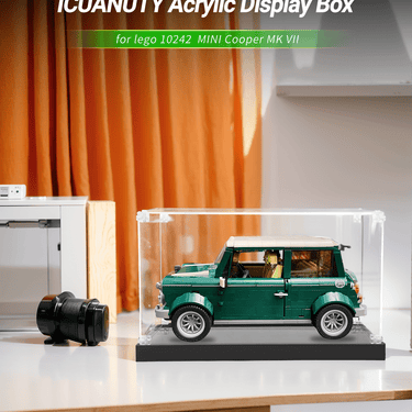 Display Case for LEGO MINI Cooper MK VII 10242 - ICUANUTY