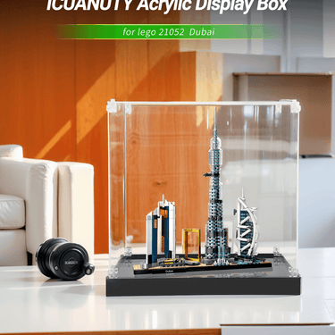Display Case for LEGO Architecture Dubai 21052 - ICUANUTY