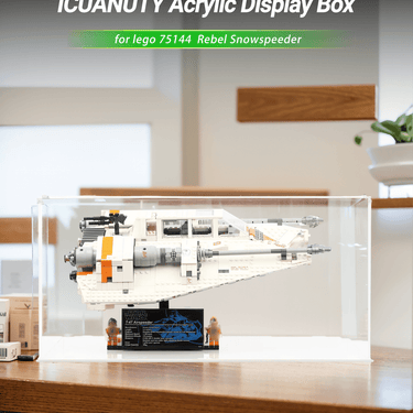 Display Case for Lego Star Wars UCS Snowspeeder 75144 - ICUANUTY