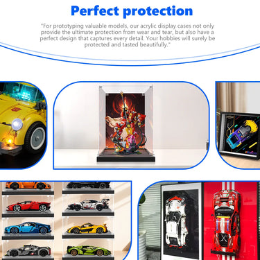 Display case for LEGO® NINJAGO® The Fire Knight Mech 71846 - ICUANUTY