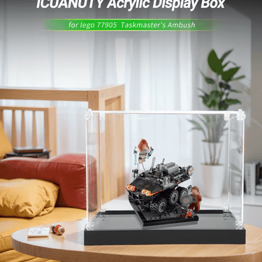 Display case for LEGO Marvel Black Widow：Taskmaster's Ambush 77905 - ICUANUTY