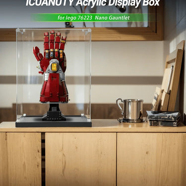Display case for LEGO The Avengers Nano Gauntlet 76223 - ICUANUTY