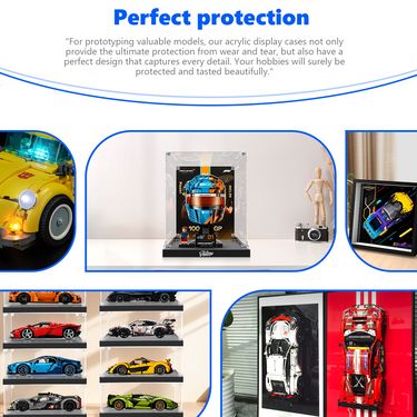 Display Case Compatible With LEGO F1 Helmets 43014 / 43017 / 43022 / 43023