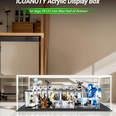 Display Case for Lego Marvel Iron Man Hall of Armour 76125 - ICUANUTY