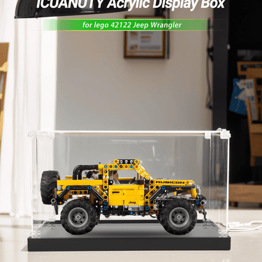 Display Case for LEGO Technic Jeep Wrangler 42122 - ICUANUTY