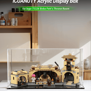 Display Case for Lego Boba Fett's Throne Room 75326 - ICUANUTY
