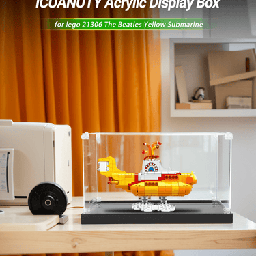 Display Case for Lego The Beatles Yellow Submarine 21306 - ICUANUTY
