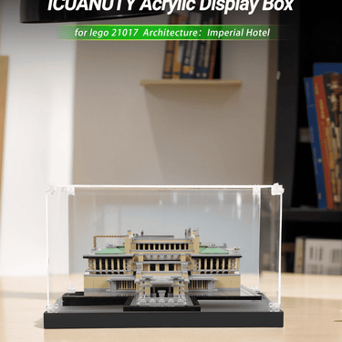 Display case for Lego Architecture Imperial Hotel 21017 - ICUANUTY