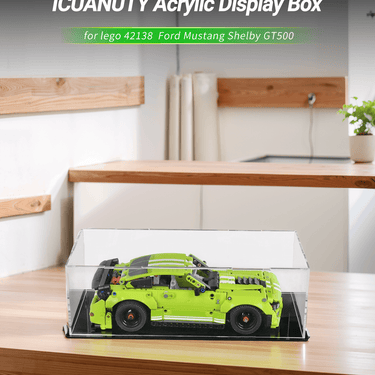 Display Case for LEGO Technic Ford Mustang Shelby GT500 42138 - ICUANUTY
