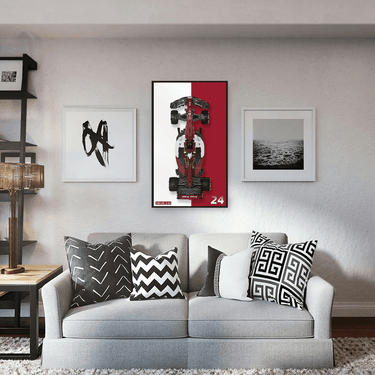 Display Wall Mount for Alfa Romeo F1 Team ORLEN C42 C64005 - ICUANUTY