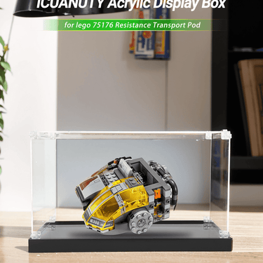 Display case for LEGO Star Wars Resistance Transport Pod 75176 - ICUANUTY