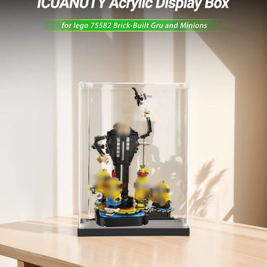 Display case for LEGO Gru and Minions 75582 - ICUANUTY