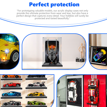 Premium Display Case Compatible with LEGO® Icons The Lord of the Rings: Sauron's Helmet 11373
