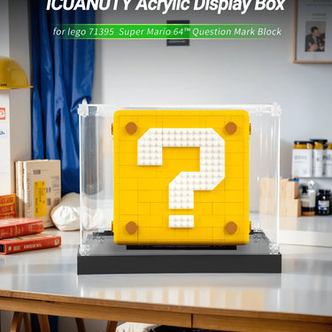 Display Case for LEGO Super Mario 64 Question Mark 71395 - ICUANUTY