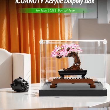 Display Case for Lego Icons Bonsai Tree 10281 - ICUANUTY