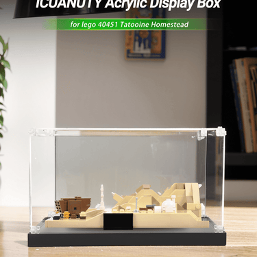 Display Case for Lego Tatooine Homestead 40451 - ICUANUTY