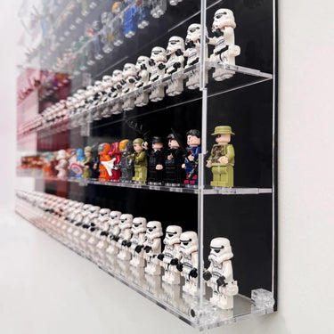 Displaykasse til LEGO® Minifigurer | 6-etasjers universaludstilling (Rummer 150 figurer)