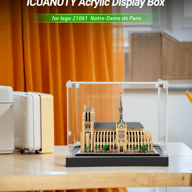 Display Case for LEGO Architecture Notre-Dame de Paris 21061 - ICUANUTY