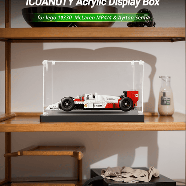 Display case for LEGO McLaren MP4/4 & Ayrton Senna 10330 - ICUANUTY