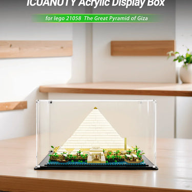 ICUANUTY-Display Case for Lego The Great Pyramid of Giza 21058 - ICUANUTY