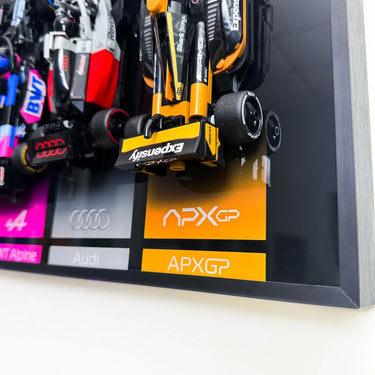 Vægdisplayramme til LEGO Speed Champions F1-serie 12-i-1 / Vandret
