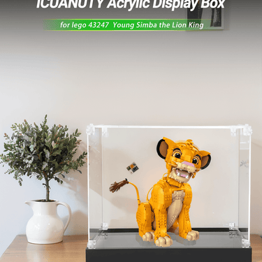 Display case for LEGO Young Simba the Lion King 43247 - ICUANUTY