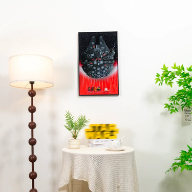 Wall Display Frame for LEGO Star Wars The Dark Falcon 75389 - ICUANUTY