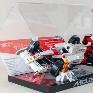 Displaykast voor LEGO® Icons F1 Legends Collection (McLaren MP4/4 10330, Williams FW14B 10353, Ferrari F2004 11375)