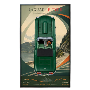 Cadre mural pour LEGO® Icons Jaguar E-Type 11381
