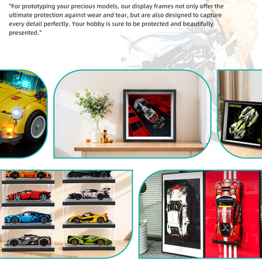 [Pre-sale] Premium Wall Display Frame Compatible with LEGO® Speed Champions 77259