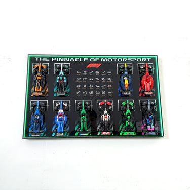 Display Frame compatible with LEGO® Speed Champions 2025 F1 Collection - ICUANUTY