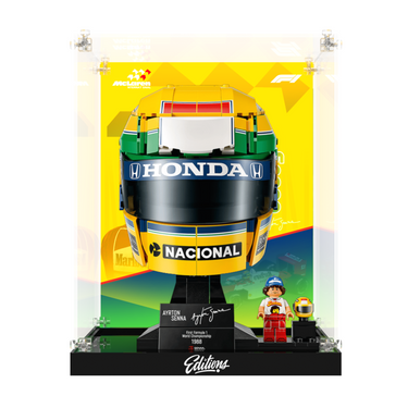 Display case for LEGO® Editions Ayrton Senna Helmet 43024