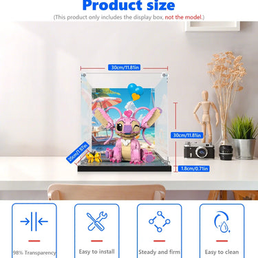 Display case for LEGO® Disney™ Angel 43257 - ICUANUTY