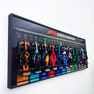 Vægdisplayramme til LEGO Speed Champions F1-serie 12-i-1 / Vandret