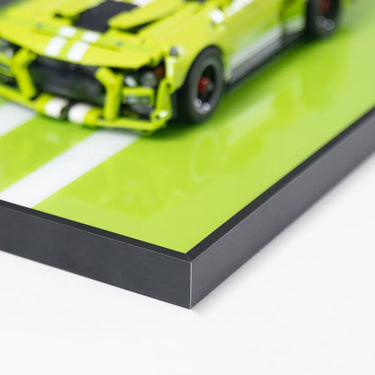 Wall-Mounted Display Frame Compatible with LEGO® Technic™ Ford Mustang Shelby® GT500® 42138