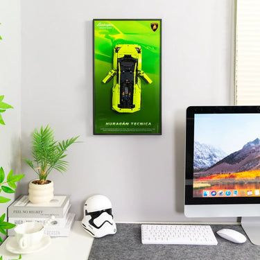 Wall Frame For LEGO Technic Lamborghini Huracán Tecnica 42161 - ICUANUTY