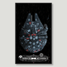 Display Wall Frame for LEGO Star Wars The Dark Falcon 75389 - ICUANUTY