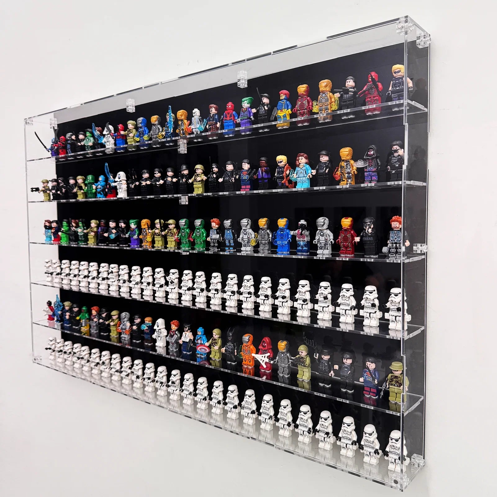 Display Case for LEGO® Minifigures | 6-Tier Universal Showcase (Fits 1 ...