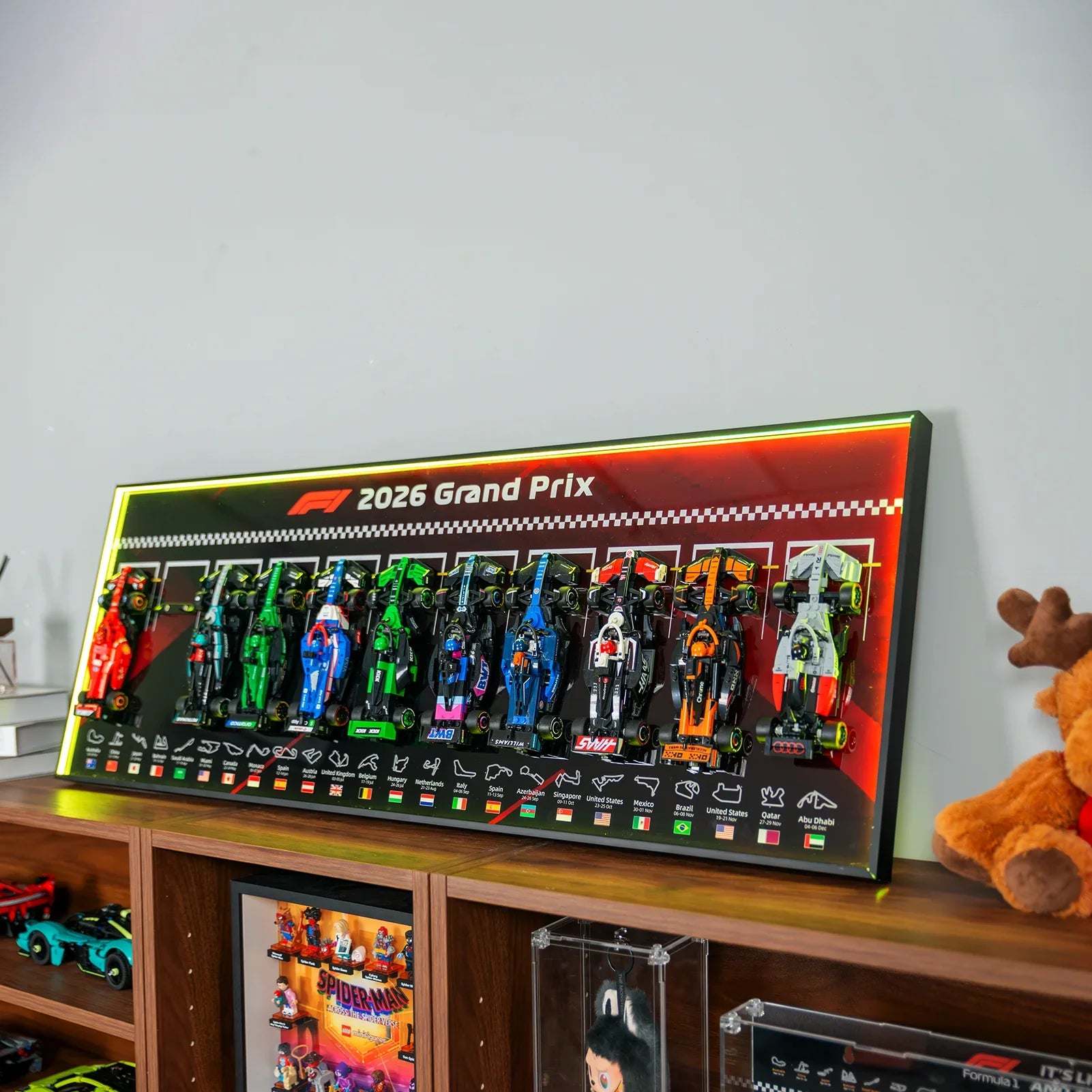 Speed Lego Frame Display Wall Frame for LEGO Speed Champions F1 Series /horizontal New ...