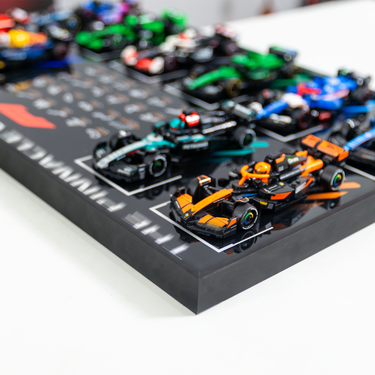 Display Frame compatible with LEGO® Speed Champions 2025 F1 Collection