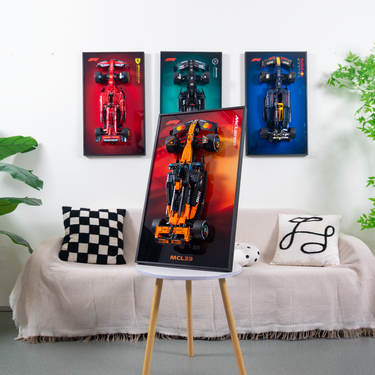 [Pre-sale] Premium Wall Display Frame Compatible with LEGO® Technic™ McLaren MCL39 F1® Car (42228)