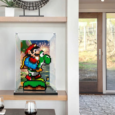 Display case for LEGO Super Mario World™: Mario & Yoshi 71438 - ICUANUTY