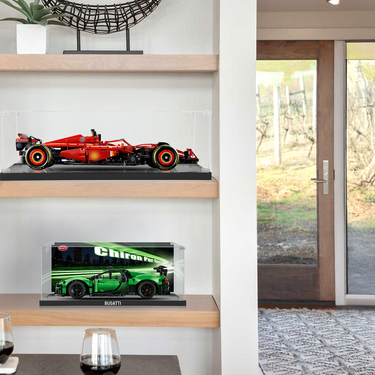 Display Case til LEGO® Technic™ Green Bugatti Chiron Pur Sport (42241)